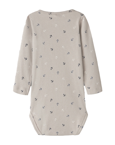 Name It - NBMFanchor Bodystocking - Chateau Gray